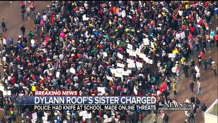 Church shooter's sister arrested after social media post