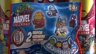 Opening Marvel Universe Squinkies Blind Packs Series 1 & 2