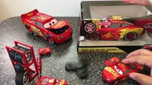 Cars 3 Toys - Rust-eze Racing Center Lightning McQueen Jada Toys - Giant Diecast Car Toys for Kids