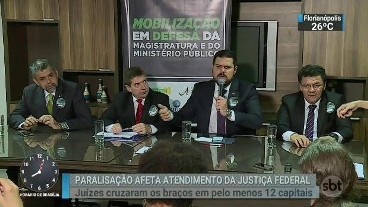Juízes federais entram em greve em várias capitais brasileiras