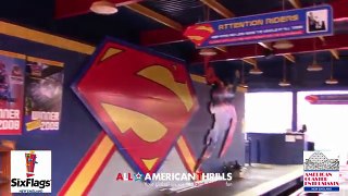 Superman and Fireball Winter Tour In HD At Six Flags New England 3-15-16
