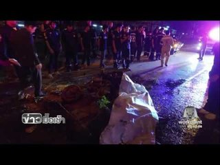 จยย. ชนท้ายรถกระบะ มีเพลิงลุกไหม้เสียชีวิต l ข่าวมื้อเช้า l 10 พ.ย. 59