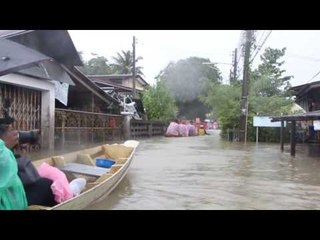 วิกฤต! บ้านบ่อทรัพย์ นครศรีธรรมราช น้ำท่วมสูงเกือบมิดหลังคา ชาวบ้านเดือนร้อนหนัก