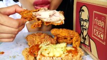 ASMR KFC Thailand (Crunchy FRIED Chicken EATING SOUNDS) -  Ăn Gà Âm Thanh Cực Hấp Dẫn