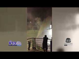 ไฟฟ้าลัดวงจรที่สนามมวยลุมพินี ระหว่างแข่ง  l ข่าวเวิร์คพอยท์ l 23 ธ.ค.59