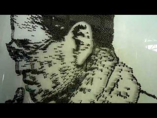 ครูเทคนิคสุโขทัยใช้ตะปู 6,699 ตัววาดรูปในหลวง ร ๙ l ข่าวเวิร์คพอยท์ (เช้า) l 26 ธ.ค.59