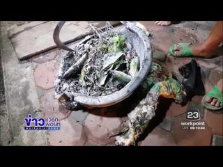 กระบะหวิดวอดทั้งคันหลังไฟลุกพรึบท้ายรถเสียหาย l ข่าวเวิร์คพอยท์ (เช้า) l 26 ธ.ค.59