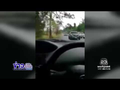 หนุ่มฮาอัดคลิปพากษ์เสียง โดนแย่งเลนบนถ เขาปักธงชัย l ข่าวเวิร์คพอยท์ l 31 ธ.ค. 59