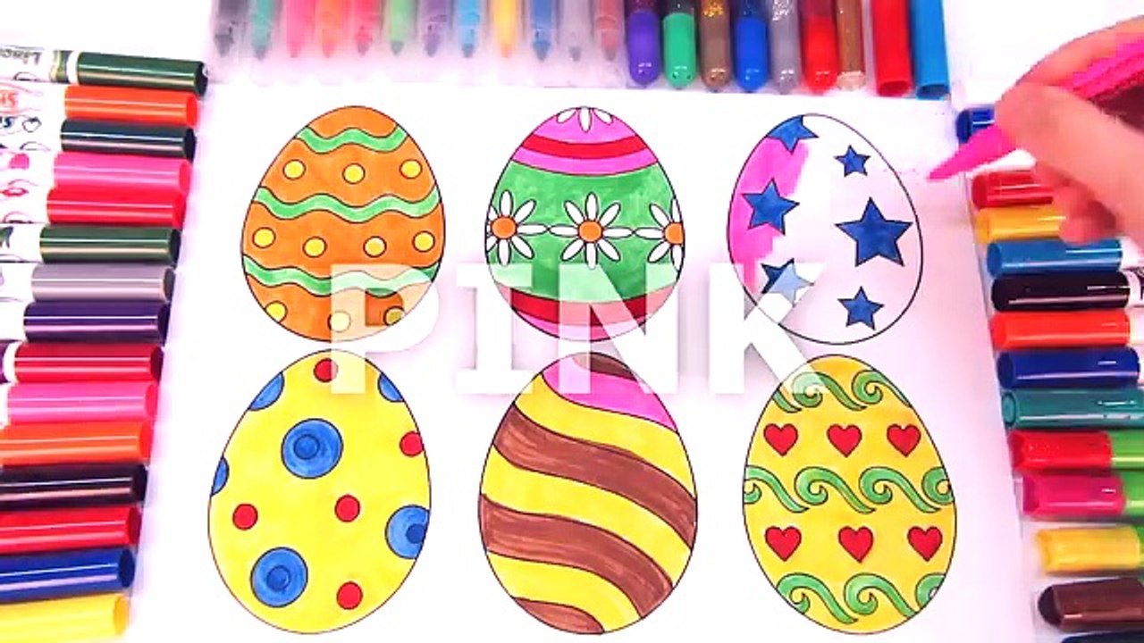 Easter Egg Coloring Pages Kids Fun Art Activities Coloring Videos For Kids
