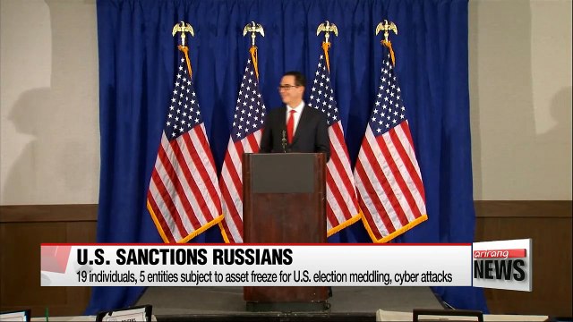 U.S. slaps sanctions on Russians for election meddling, cyber attacks
