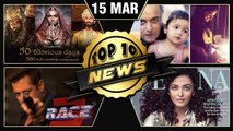 Padmaavat 300 Cr, Alia Bhatt 25th Birthday, Salman Khan Race 3 Grabs Headlines | TOP 10 | Daily Wrap