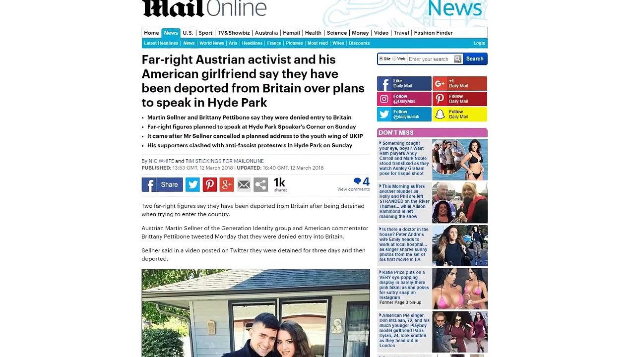 Sellner ein Lügner - Presse attackiert Identitären - Martin Sellner IB Ö im Gespräch