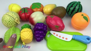 Toy Velcro Food Cutting Learn Names of Fruits Fun and Creative for Kids Toy Surprise Egg