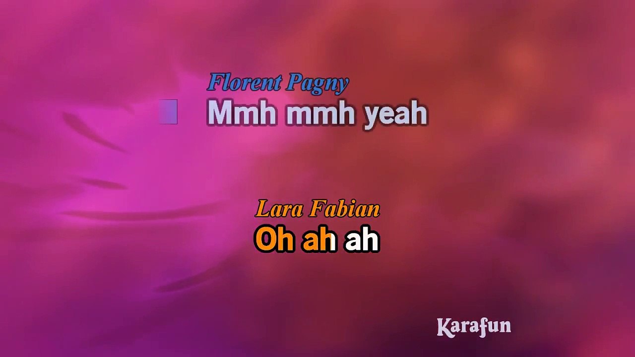 Florent Pagny et Lara Fabian - Et maintenant KARAOKE / INSTRUMENTAL