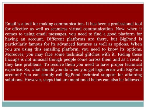 Bigpond Phone Number Australia: 1800-921-785