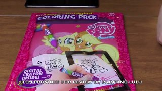 My Little Pony Paper-To-Digital Coloring Book & App from Painting Lulu! Review by Bins Toy Bin