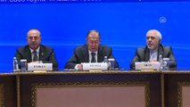 Türkiye, Rusya ve İran dışişleri bakanları ortak basın toplantısı - Lavrov - ASTANA