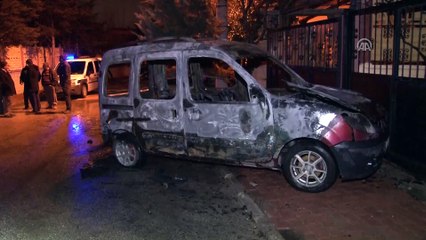 Hafif ticari araç kundaklandı - KONYA