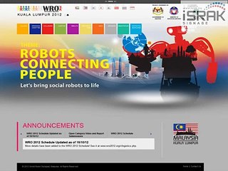 Live Streaming World Robot Olympiad (WRO) Competition 2012