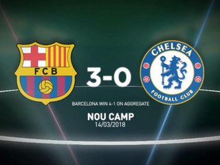 Barcelona 3-0 Chelsea - Words and Numbers