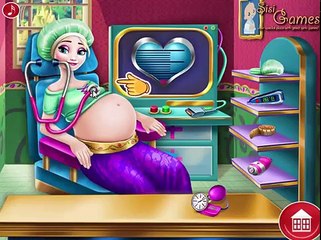 Frozen games Elsa Baby Birth - Frozen Elsa mang bầu và sinh em bé