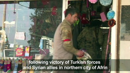 Download Video: Turkish-led forces push Kurds out of Syria's Afrin