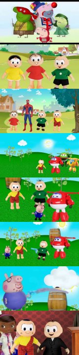 Turma da Monica 3 episódios - banho cascão - Monica e spiderman - casamento Monica Cebolinha