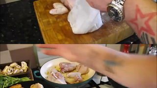 How To Joint,Then Cook A Chicken.Chicken Chasseur.