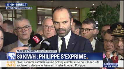 80 km/h: "Ce n’est pas un combat contre les Français mais pour la sécurité routière", déclare Philippe