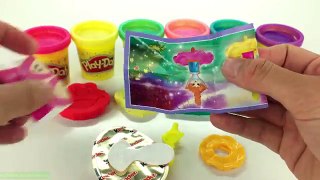 Learn Colors Play Doh Sparkle with Elmo Star Wars Angry Birds Molds Nursery Rhymes Song For Kids