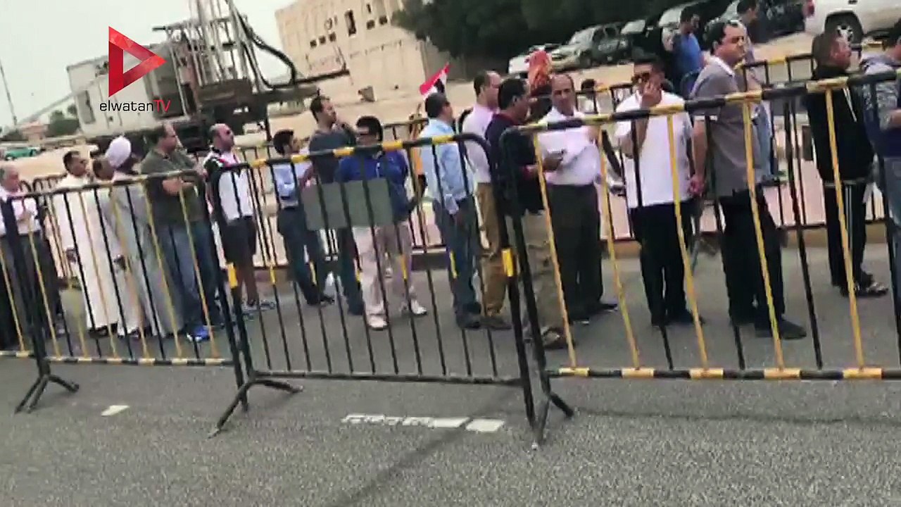 في الكويت.. أطول طابور انتخابي للمصريين بالخارج للتصويت بانتخابات الرئاسة