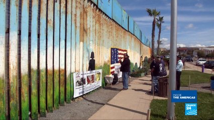 US - Donald Trump inspects wall prototypes in California