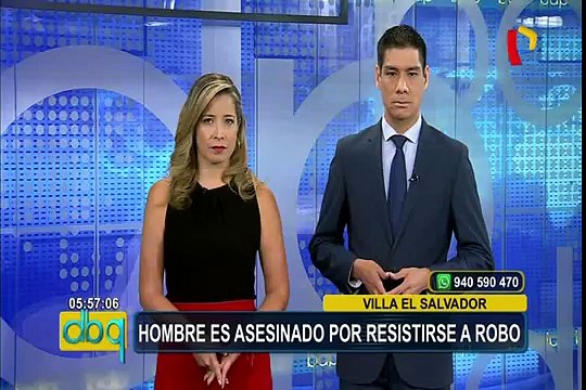 VES: hombre es asesinado de un balazo en el pecho por resistirse a robo