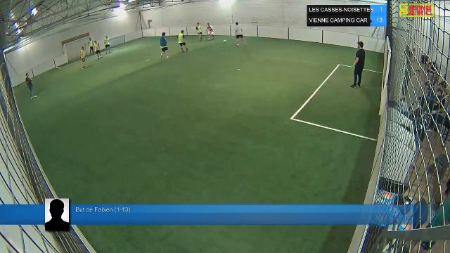 But de Fabien (1-13) - LES CASSES-NOISETTES Vs VIENNE CAMPING CAR - 15/03/18 21:00 - LIGUE 3