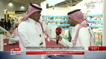 المشرف على معرض الكتاب عبدالرحمن العاصمي برفقة الزميل عوض الفياض يتحدث عن تفاصيل معرض الرياض الدولي للكتاب