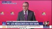 Election au PS: "Il y a eu 48,56% des voix pour le texte présenté par Olivier Faure", annonce Rachid Temal