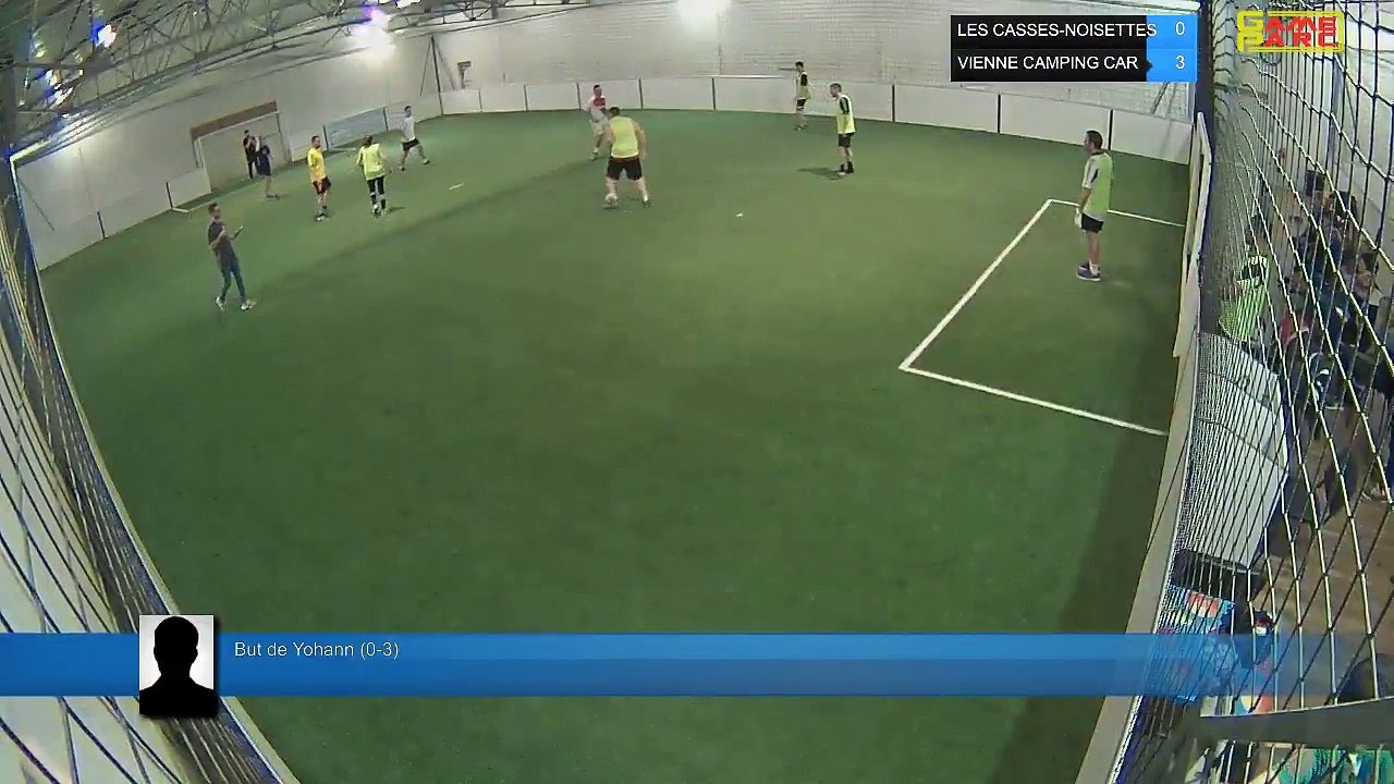 But de Yohann (0-3) - LES CASSES-NOISETTES Vs VIENNE CAMPING CAR - 15/03/18 21:00 - LIGUE 3