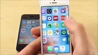 iPhone 4S iOS 9.3.2 VS iPhone 5S iOS 9.3.2