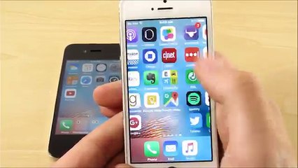 iPhone 4S iOS 9.3.2 VS iPhone 5S iOS 9.3.2
