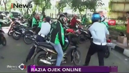 Razia Pengemudi Ojek Online