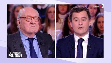 L'ironie de Gérald Darmanin face à Jean-Marie Le Pen