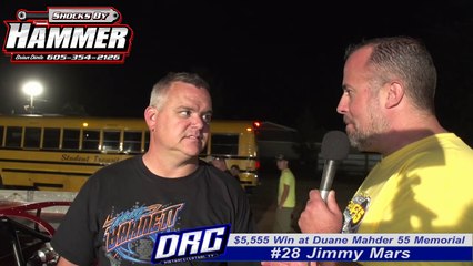 Red Cedar Speedway 8/11/17 Post Race Interview with Jimmy Mars