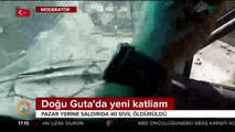 Doğu Guta'da katliam dinmiyor! Esed rejimi napalm bombasıyla saldırdı: 50 sivil hayatını kaybetti