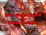 Cola Spare Ribs with BBQ Beans