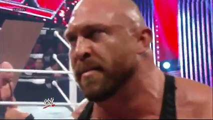 John Cena vs. Ryback - Tables Match- Raw, march 21, 2018 -