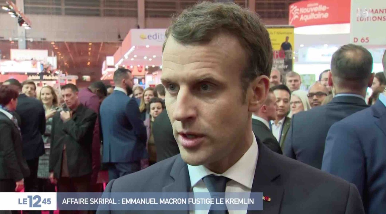 Macron boycotte la Russie au salon du Livre - ZAPPING ACTU DU 16/03/2018