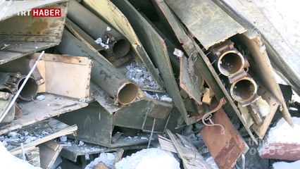 Afrin'de teröristler her yere patlayıcı tuzaklamış