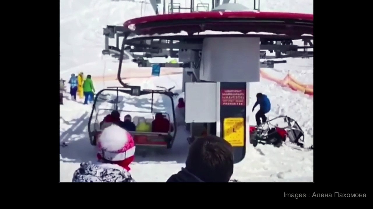 Vidéo TERRIFIANTE d'un télésiège qui s'emballe à Gudauri, en Géorgie.
