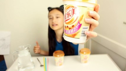 Ik probeer thee met bubbels!