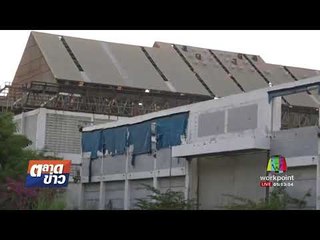 โรงงานร้างหลังคาถล่ม คาดมีคนแอบตัดเหล็กไปขาย l ตลาดข่าว l 28 ก.ย. 60